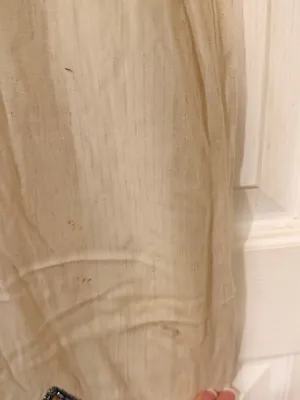 AB Classic Inidan Cream Maxi Dress with Blue and Gold Embroidery thumbnail 11