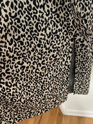 NWT Zara Animal Print Dress with Side Slit Size M thumbnail 12