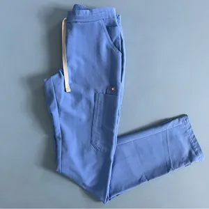 Figs Yola FIONx Ciel Blue Skinny‎ Scrub Pants thumbnail 6