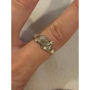 925 sterling silver ring band size 8.75 lot c15 turtle thumbnail 2