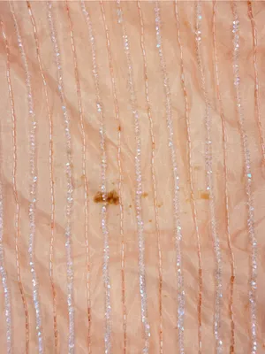 Vintage silk beaded candle light pink beaded skirt and short sleeve shirt outfit thumbnail 11