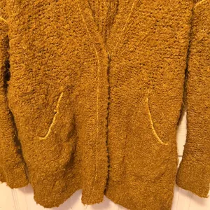 Free People Boucle Oversized Cardigan Sweater thumbnail 3