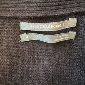 Anthropologie Elise Ribbed Black High-low Hem Off Shoulder Tunic Sweater Medium thumbnail 6
