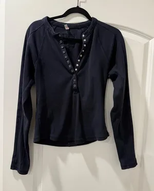 Free People Movement Solid Kick Off Layer long-sleeve thumbnail 1