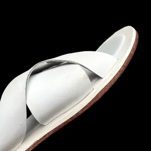 Free People Leather Del Mar Slide Sandals thumbnail 5