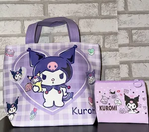 Sanrio Kuromi lunch bag and coin pouch thumbnail 1