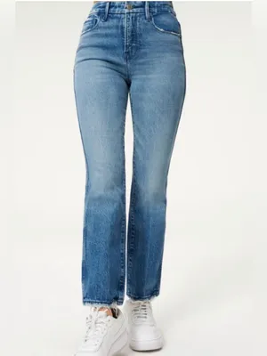 Good American Good Curve Straight Blue Jean 8/29 NWT $155 thumbnail 2