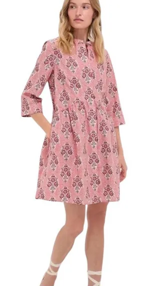 Tuckernuck Scarlet Sonata Royal Shirt Dress Pink Size Large NWT thumbnail 1