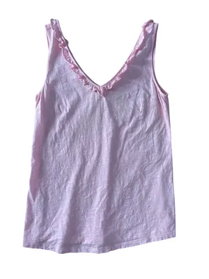 Lilly Pulitzer Pale Pink Ruffle Tank thumbnail 1