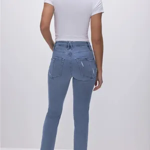 Good American Good Legs Straight Jeans Size 12 Blue 449 thumbnail 3