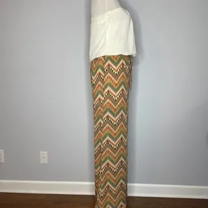A'Gaci- Strapless Jumpsuit with Off White Top & Multicolor Patterned Pants thumbnail 4