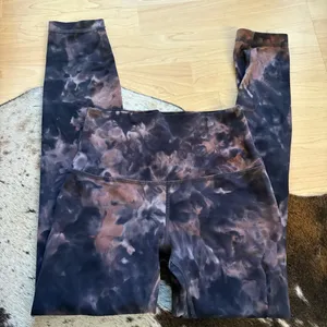 LULULEMON Align Pant 25" Diamond Dye Graphite Grey Pink Pastel‎ Size 4 thumbnail 3