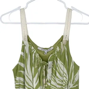 Collective Concepts‎ Womens Cami Midi Dress Lined Sleeveless Size Medium Green thumbnail 3