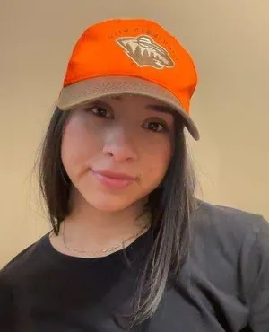 Minnesota wild orange baseball cap thumbnail 1