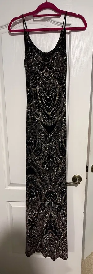 Prom Dress Black Size XS thumbnail 1