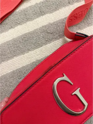 Guess hot pink satchel bag thumbnail 3