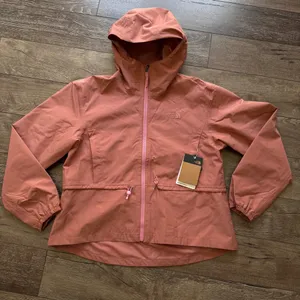 The North Face women's Daybreak Rain Jacket in light mahogany NF0A86NZNXQ thumbnail 3