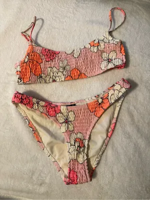 Triangl Floral Smocked Bikini thumbnail 1