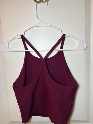 Old Navy Active Powersoft Tank Built-In Bra in Purple Size S thumbnail 2