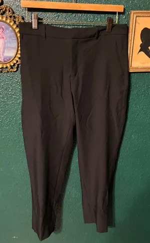 Banana Republic Black Sculpted Ankle Pants Sz 6 Petite thumbnail 1