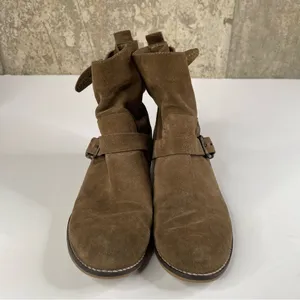 Dolce Vita Womens Tan Suede Hidden‎ Wedge Boots Size 9.5 thumbnail 2