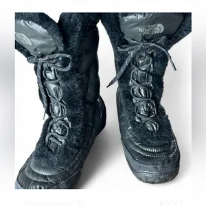 The North Face Womens Icepick Boot Size 9 Waterproof Quilted Puffer Down Goose thumbnail 2