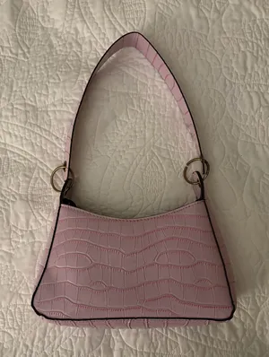 Y2K Pink Croc Shoulder Bag thumbnail 1