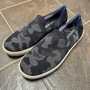 Rothy’s The Original Sneakers Slip On Shoes Camouflage Camo Gray Grey 10 thumbnail 16