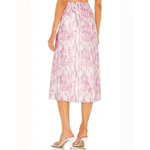 Michael Costello x REVOLVE Cleo Midi Skirt‎ in Purple Pink thumbnail 7
