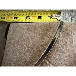 DVF Knee High Boots Womens 9 Tan Leather Suede Wedge Heel thumbnail 12