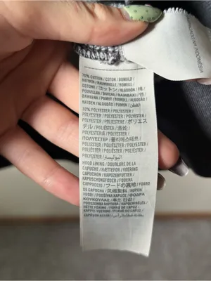 Abercrombie & Fitch Grey Pullover Hoodie with Sleeve Logo thumbnail 5