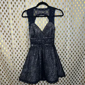 B darlin sequin dress mini dress formal homecoming high school size 1/2 XS thumbnail 3
