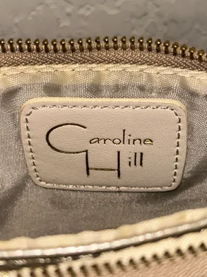 Caroline Hill Metallic Snake Skin Print 3 Zip Wristlet Crossbody Purse Bag Size OS thumbnail 2