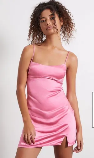 PacSun Pink Satin Dress thumbnail 2