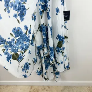 Lulus French Countryside White Floral Print High Low Dress Cocktail Small NWT thumbnail 11