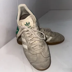 Adidas Gazelle Streetwear Bold Cream White Green Beige Shoes Sneakers Size 8.5 thumbnail 12