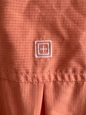 5.11 Tactical Women’s XL‎ Button Front Short Sleeve Shirt Peach Hiking thumbnail 6