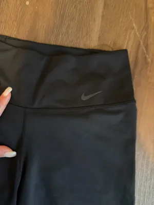 Nike Straight Black Dri-Fit Leg Yoga Pants thumbnail 2