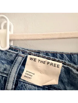 We The Free Stephie Denim Skort in Bella Blue thumbnail 7