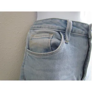 Blank‎ NYC High Rise Skinny Jeans 29 Light Blue Raw Hem BP385J thumbnail 7