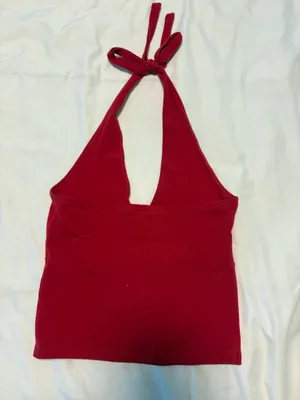 Hollister Red Halter Top thumbnail 2