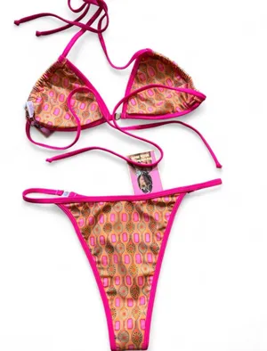 Strawberry milk mob bikini set in Mai Tai Multiple Size M thumbnail 4