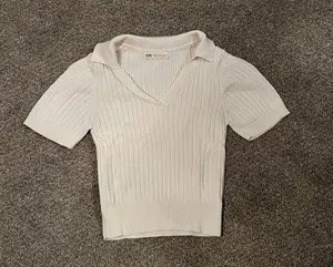 Stradivarius Collared Top thumbnail 1