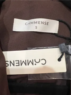 Commense Belted Cinched Waist Blazer Dark Brown Size Small NWT Tailored Jacket thumbnail 4