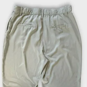 Abercrombie & Fitch Satin Wide Leg Pants Women’s XL Sage Green High Rise Pleated thumbnail 5