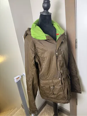 Burton Women's Y2K Brown Ski Snowboard Jacket Hooded Lined Snow Skirt Medium thumbnail 3