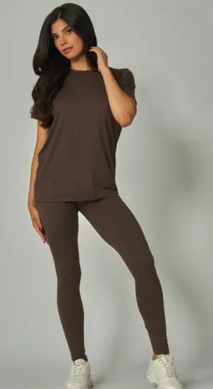 Love Poem Butter Soft Brushed Casual Top And Leggings Set Size Large Nwt thumbnail 1