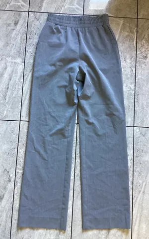 Favorite Daughter Women Grey Elastic Waist Wide Leg Trousers Pants Small thumbnail 1