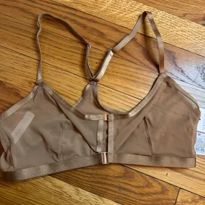 Auden Tan Mesh Bra Brown Size M thumbnail 1