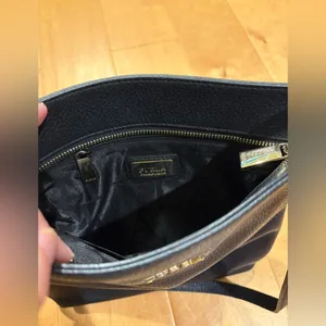 Furla small leather shoulder bag chain handle black crossbody thumbnail 4